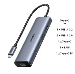 UGREEN 6-in-1 Type-C Hub â CM512 - 45320