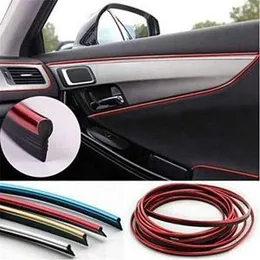 Kardeck Car Interior Decoration Accessory Beading Car Side Beading. (Red Color)