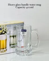 400ml 1pc | 2pcs heavy, handle water mug