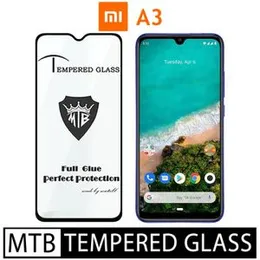Xiaomi Mi A3 Branded MTB High Quality Screen Protector Full Glue 9D MTB tempered Glass for Xiaomi Mi A3