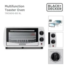 Black and Decker 9L Toaster Oven Double Glass Multifunction – TRO9DG-B5