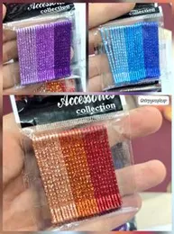 3-Tone Glitter Hair Clips Set for Girls