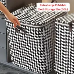 50L extra large foldable cloth storage bin