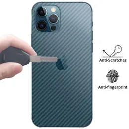 Carbon Fibre back sticker For Iphone 12 Pro