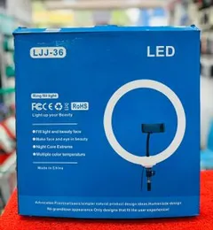 14-Inch Ring Light with 2.1M Tripod & Phone Holder â 3 Light Modes (White, Warm, Soft)