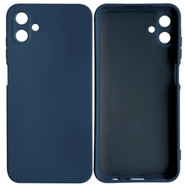 Samsung A06 Hard Silicon Cover 2MM Blue Colour, 2MM Hard Silicon Back Cover for Samsung Galaxy A06, Durable Phone Case, Hard Silicon Cover