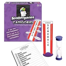 The Game Of Scattergories Categories Board Game Family 12+ Hasbro 2013 (0599)