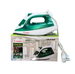 Camrin Steam Iron CM-S1000 1600W Ceramic Soleplate 300ml Tank Vertical Steam Self Clean Swivel Cord Household Laundry