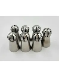 4Pcs Stainless Steel Russian Wedding Skirt Tulip Icing Piping Nozzle Cake Decor.