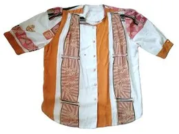 Womenâs Bangkok Green Tiered Blouse | Short Sleeve Solid Western Top â Free Size (009)