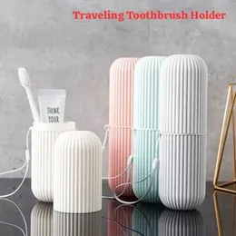 toothbrush holder Travel Portable Toothbrush Toothpaste Holder Storage Case Box Organizer Household Storage CupInspection Tools