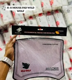 Hunter Precision Gaming Surface Micro Wolf Gaming Mouse Pad.