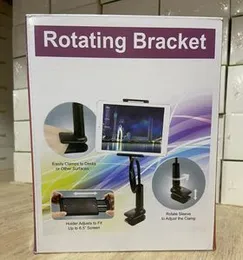 Heavy Duty Gooseneck Rotating Bracket Clamp Mount for Phones & Tablets