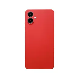 Samsung A07 Hard Silicon Cover 2MM Red Colour, 2MM Hard Silicon Back Cover for Samsung Galaxy A07, Durable Phone Case, Hard Silicon Cover
