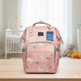 Mama bag printed | Make Every Outing Magical with Our Spacious and Stylish BaÃ«by Unicorn-Themed Multi-Function Baby Diaper Backpack