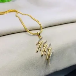 Gold Plated 2.2mm Fox Chain With New Model Yoyo Pendant With White Stone For Women.