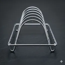 9 slots stainless steel dish rack