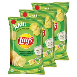 Lays American Style Cream & Onion 28G