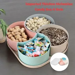 Imported Thicken Melamine Candy Box 4 Hole