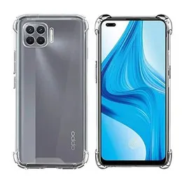 Oppo F17 Pro Transparent Shockproof ThickBallon Case - Clear TPU Bumper Case For Oppo F17 Pro Back Cover Premium Quality Anti Shock Airbag Phone Case