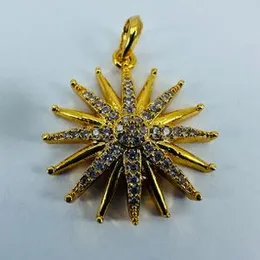 Gold Plated Rich Look Star Theme Pendant For Women