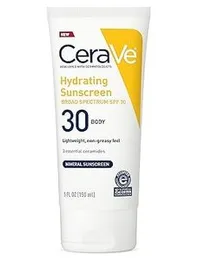 CeraVe Hydrating Mineral Sunscreen SPF 50 â 75ml | Oil-Free Sun Protection for Face
