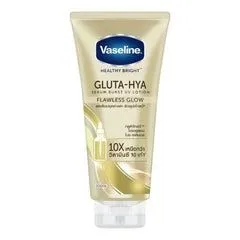 Vaseline Healthy Bright Gluta-HYA Serum Burst Flawless Glow UV Lotion 330ml | Brightening Body Lotion with Glutathione & Hyaluronic Acid