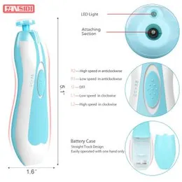 Baby Nail Trimmer Electric,Baby Nail Clippers, 6 in 1 Baby Nail File, Nail File Baby Grooming Kit Manicure Set for Toddler or Adults