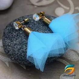 Cotton Drop Earrings for Women Bohemian Style Tassel Earrings.