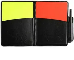 Football Soccer Refree card Yellow Red Warning Card Score Book