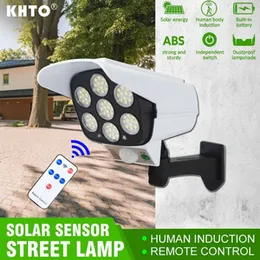 Solar Sensor Light CCTV Camera Type | 77 LED Dummy Security Light with Remote