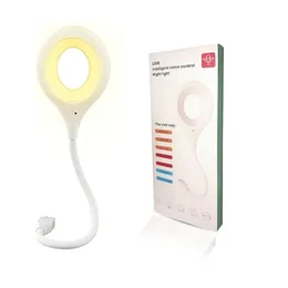 USB Intelligent Voice Control Night Portable LED Light