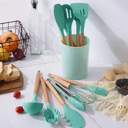 12 Pcs Silicone Cooking Utensils