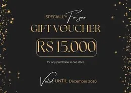 RS 15,000 Store Gift Voucher - Luxury "Specially For You" Edition
