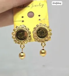 Flower printed ball hanging thodu 1Pair