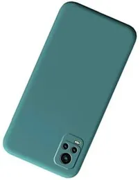 VIVO V20 Soft matte liquid silicone Case Back Cover for Vivo v20 - Green