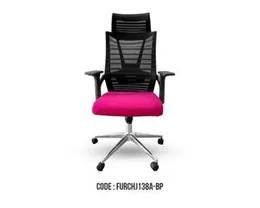 HIGH BACK MESH MANAGMENT CHAIR J138A-BLACK PINK