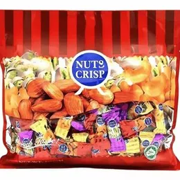 Nuts Crisp Peanut Candy with Cashew nut/Pistachio/Almond Flavors ( 50 to 56pcs ) - 500g