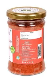Orgrain India Certified Organic Red Chilli Powder, 125g