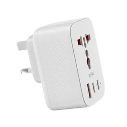 WiWU Wi-UA007 Power Cube 20W GaN Travel Adapter UK â White