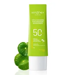 DOT&KEY SKINCARE CICA CALMING MATTIFYING SUNSCREEN light gel cream