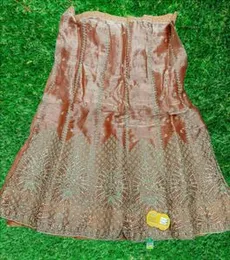 NET Party Wear Trendy Lehenga Choli Material Rose Gold Colour For Women