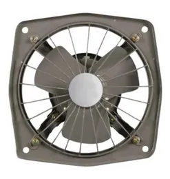 Delmege Metal Exhaust Fan 9 Inch 230mm DB-Refresh Air Model 42W 1400 RPM 800 CMH Air Delivery Double Ball Bearing Low Noise Metal Body Grey Finish 230