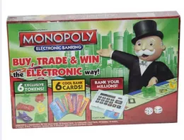 Monopoly Electronic Banking Board Game - Monopoly E-Banking Fantasy Boardgame for Families & Kids