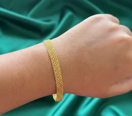 Gold plated beautiful 7mm Bismark Bracelet 7.5-inch length For Gents & Ladies