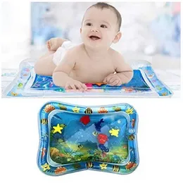 Baby Water Play Mat for Tummy Time - Inflatable Baby Slapped Pad Activity Center for Infant Baby Toys - 11 Designs