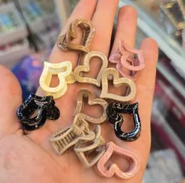 Heart Claw Clip Matte Hair Clip For women and Girls