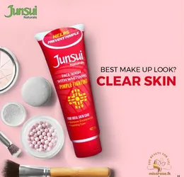 Junsui Naturals Face Wash with Whitening Pimple Fighting