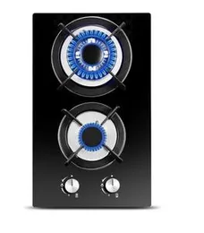 2 BURNER BLACK TEM/GAS COOKER, HB-25001 EURO
