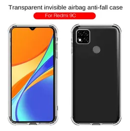 Redmi 9C Shockproof Ultra-Clear Silicone Bumper Case